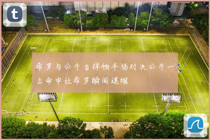 希罗与公牛吉祥物半场对决公牛一击命中让希罗瞬间退缩